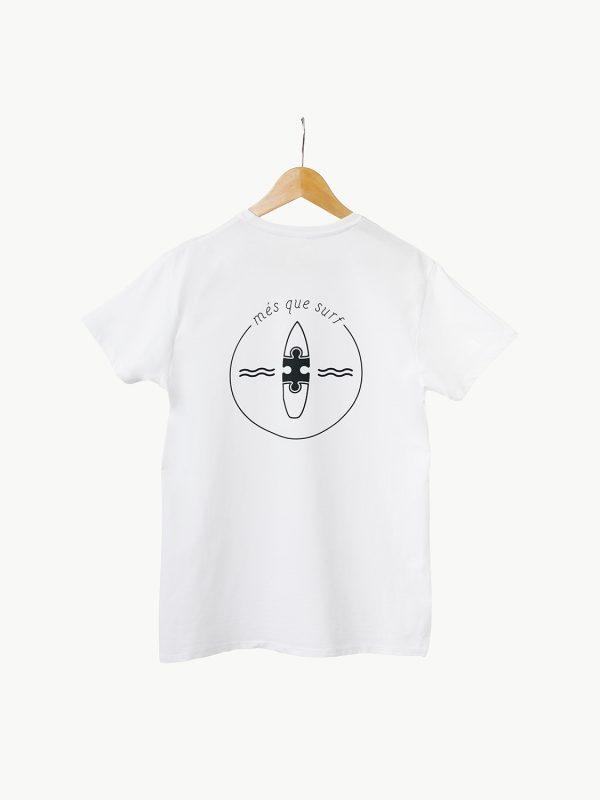 Camiseta Més Que Surf blanca - Imagen 2