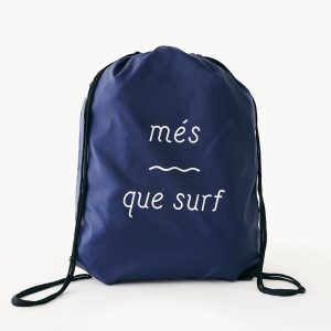 Mochila de cuerdas azul marino