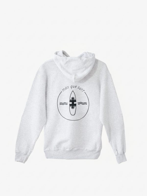 Sudadera MQS gris claro