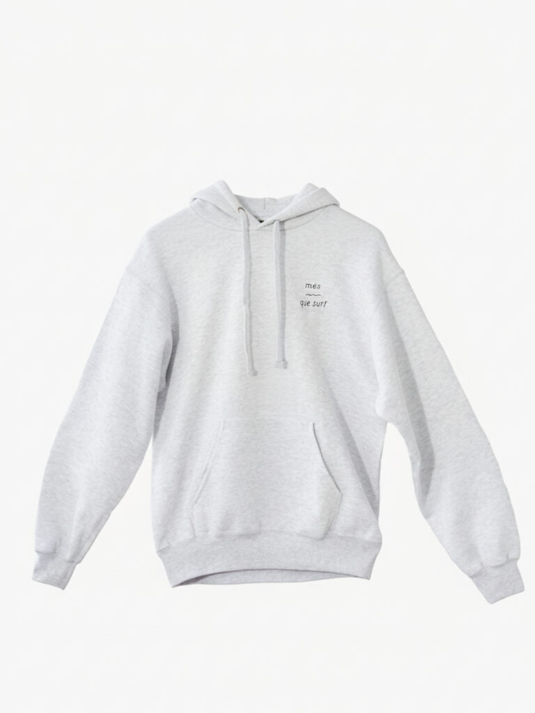 Sudadera MQS gris claro